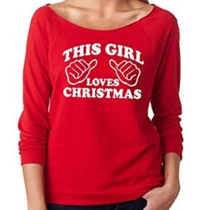 Three quarter sleeve sweatshirt